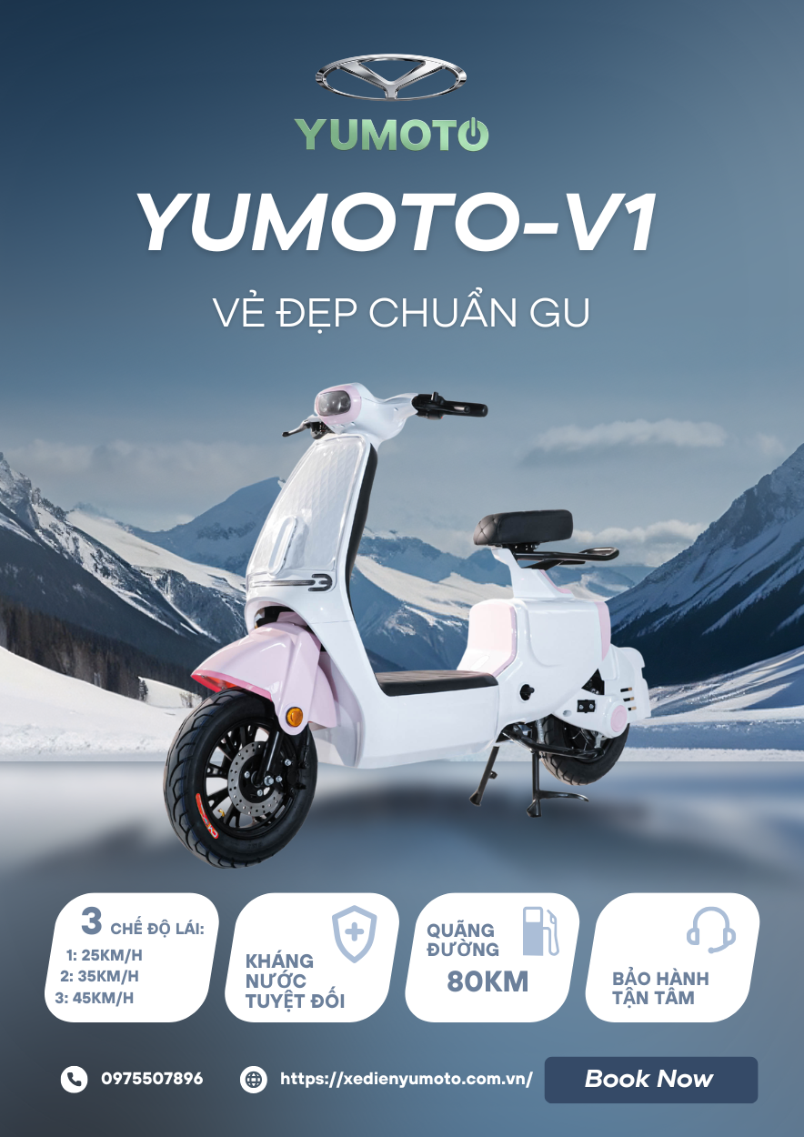 Yumoto V1 màu trắng